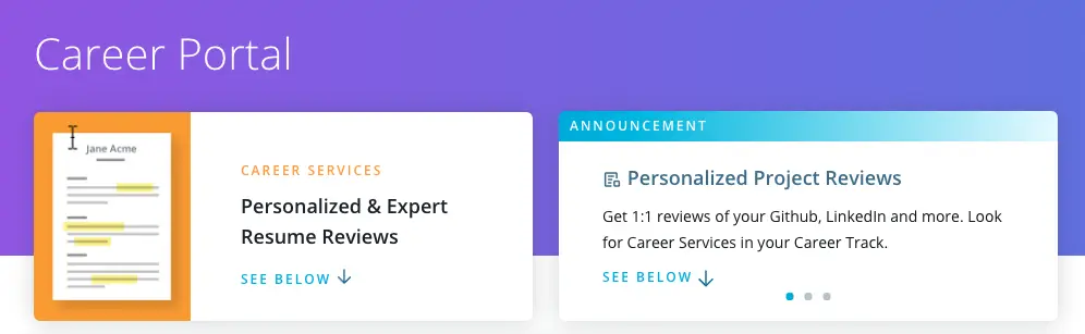 Udacity Career Portal